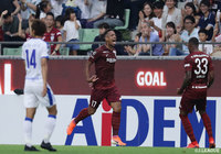 キーパーにプレスをかけ、ゴール前でボールを奪ったウェリントン（#17）が冷静にゴールに流し込み、神戸が前半の内に勝ち越す【明治安田Ｊ１ 第16節 神戸vs大分】