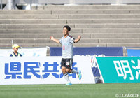 前半22分、北村 知也の今季6得点目で熊本が逆転に成功する【明治安田J3 第13節 秋田vs熊本】