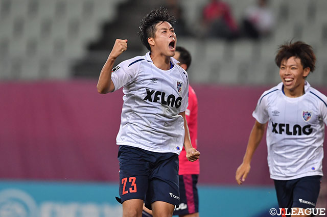 試合終盤、矢島 輝一（FC東京）が、トータルスコアを2-1にする貴重なゴール！先発起用の期待に応える活躍をみせる！【ルヴァンカップ プレーオフステージ 第2戦 Ｃ大阪vsFC東京】