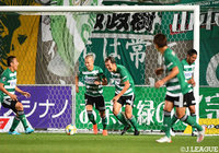 左サイドからのCKを飯田 真輝(松本)が完璧なタイミングで合わせてヘディングシュートを決める!【明治安田J1 第17節 松本vsG大阪】