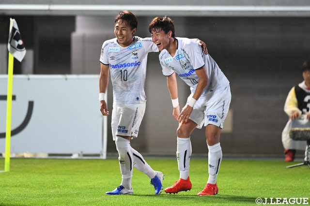 ファン ウィジョ（#16）のこの日2点目となる得点でＧ大阪がリードを2点に広げる【明治安田Ｊ１ 第17節 松本vsＧ大阪】