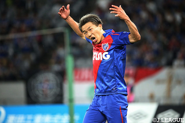 前半38分、永井 謙佑の2試合ぶりのゴールでFC東京が逆転に成功する！【明治安田Ｊ１ 第17節 FC東京vs横浜FM】