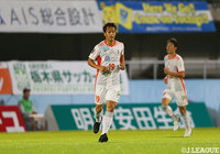 途中出場の藤本 佳希(愛媛)。貴重な同点ゴールを奪ってみせた【明治安田J2 第20節 栃木vs愛媛】