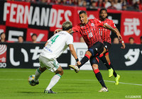 札幌はジェイが決定機を迎えるも、シュートはクロスバーに当たり勝ち越し点とはならなかった【明治安田J1 第18節 札幌vs松本】