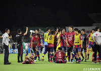 シティライトスタジアムの声援を背に岡山が見事な逆転勝利で勝点3を手に入れた【明治安田Ｊ２ 第21節 岡山vs鹿児島】