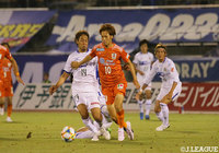 愛媛は神谷 優太を中心に攻撃を展開するも、山形のＪ２屈指の守備網を崩すことはできず【明治安田Ｊ２ 第21節 愛媛vs山形】