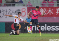 裏に抜け出した高木 俊幸（Ｃ大阪）が試合を決定づける2点目を奪う！【明治安田Ｊ１ 第19節 Ｃ大阪vs名古屋】