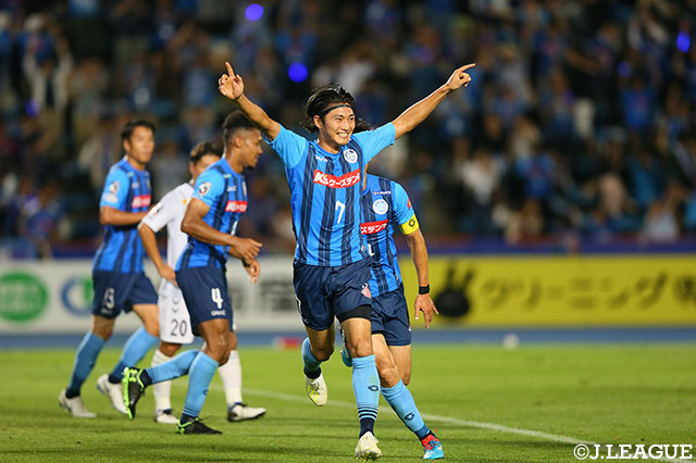 志知 孝明の2試合連続となる得点で水戸がリードを2点に広げる！【明治安田Ｊ２ 第22節 水戸vs長崎】