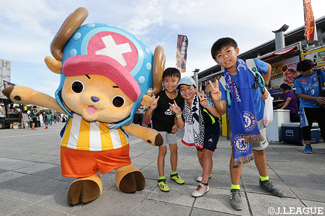 「麦わらの一味」の船医トニートニー・チョッパーがスタジアムに来場！【明治安田生命Ｊリーグワールドチャレンジ 川崎Ｆvsチェルシー】