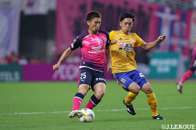 仙台からＣ大阪に加入した奥埜 博亮。不発に終わり、後半17分にピッチを後にした【明治安田Ｊ１ 第20節 Ｃ大阪vs仙台】