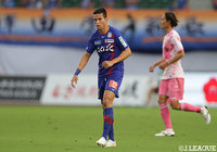 前節の勝利の立役者・ドゥドゥ(甲府)だが、この日は不発に終わった【明治安田J2 第23節 長崎vs甲府】