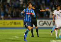 磐田から期限付き移籍で加入した小川 航基（水戸）は後半途中から投入され、1ゴールを奪う活躍で勝利に貢献【明治安田Ｊ２ 第23節 水戸vs琉球】