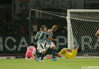 平石 直人（#13）の2試合ぶりのゴールで相模原が同点に追いつく！【明治安田Ｊ３ 第18節 相模原vs福島】