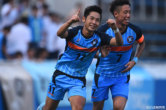 CKのチャンスに進 昂平がダイビングヘッドで合わせ、ホームのYS横浜が均衡を破る！【明治安田Ｊ３ 第18節 YS横浜vs八戸】