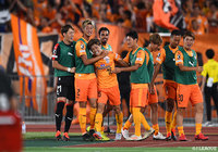 河井が自陣からダイレクトでスルーパスを送ると抜け出した西澤 健太が冷静に流し込み、清水が先制点をゲット【明治安田Ｊ１ 第21節 横浜FMvs清水】