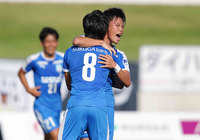 佐藤 尚輝のこの日2得点目となるゴールが決まり、沼津が再び同点に追いつく！【明治安田Ｊ３ 第19節 沼津vs福島】