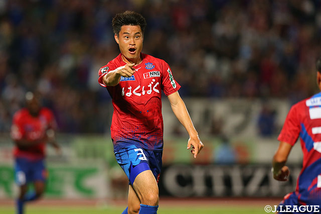 後半19分のCKから小柳 達司（甲府）が頭で先制ゴールを決める！【明治安田Ｊ２ 第26節 甲府vs町田】