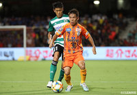 新加入の水本 裕貴（松本）は先発フル出場を果たした【明治安田Ｊ１ 第22節 清水vs松本】