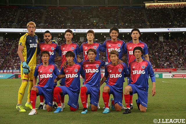 FC東京のスターティングメンバー。三田 啓貴が加入後初先発【明治安田Ｊ１ 第22節 FC東京vs仙台】