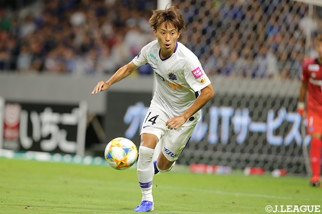 広島の攻撃をけん引する森島 司は、この試合でも同点ゴールをアシストするなど存在感を発揮した【明治安田Ｊ１ 第22節 Ｇ大阪vs広島】