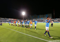 上位対決はスコアレスドローで決着。横浜FCの連勝は7でストップした【明治安田Ｊ２ 第27節 横浜FCvs水戸】