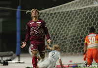 後半AT、CKから和田 凌が相手DFを背負いながらゴールにねじ込み、これが決勝点。琉球は6試合ぶりに勝点3を獲得【明治安田J2 第27節 琉球vs長崎】