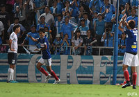 左サイドからのクロスをゴール前に飛び込んだ中川 風希がボレーシュートをゴール右叩き込み、横浜FMが先制に成功【天皇杯 3回戦 横浜FMvs横浜FC】