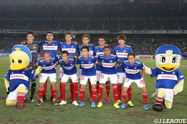 横浜FMのスターティングメンバー。早速、今夏加入したエリキ、マテウス、渡辺 皓太を起用【明治安田Ｊ１ 第23節 横浜FMvsＣ大阪】