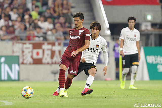 この日もフル出場の山口 蛍（神戸）。加入後初得点を奪うなど、チームの勝利に貢献【明治安田Ｊ１ 第23節 神戸vs浦和】