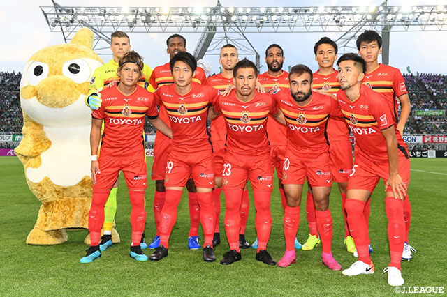 名古屋のスターティングメンバー。前田 直輝は古巣との一戦となった【明治安田Ｊ１ 第23節 松本vs名古屋】