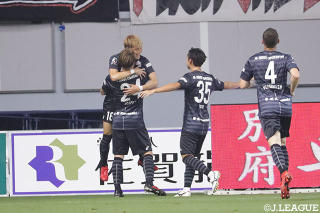 2ゴールの活躍でチームを牽引した古橋 亨梧（神戸/#16）。自身の連続得点試合数を3に伸ばした【明治安田Ｊ１ 第24節 鳥栖vs神戸】