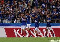 遠藤 渓太（#11）の2試合連続となるゴールで横浜FMが再びリードを2点に広げる【明治安田Ｊ１ 第25節 横浜FMvsＧ大阪】