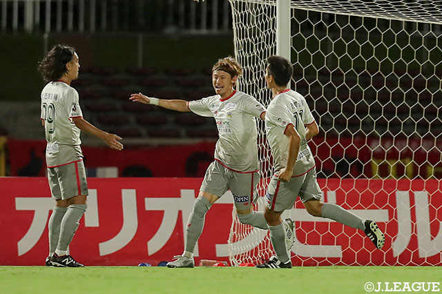 2得点の活躍でチームを勝利に導いた川西 翔太（岐阜/中央）【明治安田Ｊ２ 第30節 琉球vs岐阜】