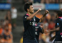 上田 綺世のこの日2ゴール目となるヘディングシュートが決まり、鹿島が試合を決定づける4点目を奪う【明治安田J1 第25節 清水vs鹿島】