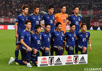 日本のスターティングメンバー。Jリーグからは、FC東京の橋本 拳人が名を連ねた【国際親善試合 日本vsパラグアイ】
