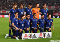 日本のスターティングメンバー。Ｊリーグからは、FC東京の橋本 拳人が名を連ねた【国際親善試合 日本vsパラグアイ】