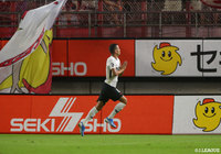 興梠のクロスに中央に走り込んだエヴェルトンが右足で合わせ、アウェイの浦和が先制に成功！【ルヴァンカップ 準々決勝 第2戦 鹿島vs浦和】