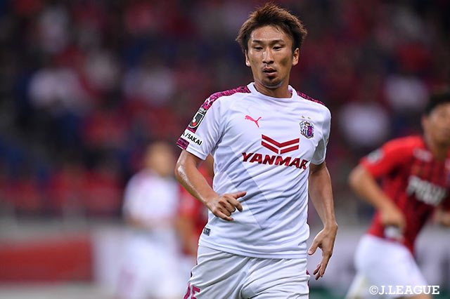 Ｊ１通算150試合出場を達成した奥埜 博亮（Ｃ大阪）【明治安田Ｊ１ 第26節 浦和vsＣ大阪】