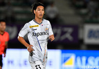 同点弾を挙げた呉屋 大翔(長崎)。今季の自身の得点を19に伸ばした【明治安田J2 第32節 徳島vs長崎】