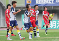 藤原のボレーシュートに反応した北川 柊斗が上手くコースを変えて、北九州が追加点を獲得【明治安田Ｊ３ 第23節 福島vs北九州】