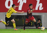 途中出場の相馬 勇紀（鹿島）が果敢なドリブル突破でチャンスを作る【ACL 準々決勝 第2戦 鹿島vs広州恒大】