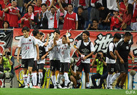 87分、味方のクロスを途中出場の原田 開（#15）がスライディングで流し込み、Hondaがリードを2点に広げる【天皇杯 ラウンド16 浦和vsHonda】