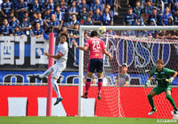 丸橋のクロスにブルーノ メンデスがヘディングであわせ、開始早々Ｃ大阪が先手を奪う【明治安田Ｊ１ 第27節 Ｃ大阪vsＧ大阪】