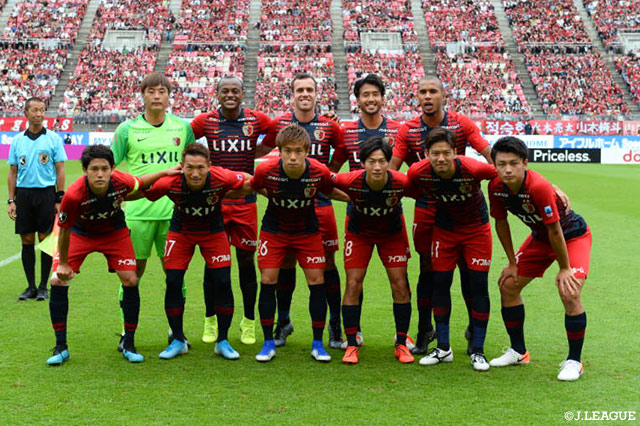 鹿島のスターティングメンバー。土居 聖真はこの試合でＪ１通算200試合出場を達成【明治安田Ｊ１ 第27節 鹿島vs札幌】