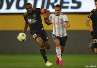 シマオ マテはこの日も体の強さを生かした激しい守備で仙台のディフェンスを牽引した【明治安田Ｊ１ 第27節 仙台vs横浜FM】