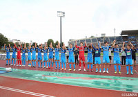 好調同士の一戦となった試合は、秋田がYS横浜を2-0で下し3連勝を飾った【明治安田Ｊ３ 第24節 秋田vsYS横浜】