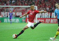 関根からパスを受けたファブリシオがそのまま素早くゴール方向へ向いて右足を一閃！鋭く放たれたシュートがゴール右に突き刺さり、浦和が先手を奪う！【ACL 準決勝 第1戦 浦和vs広州恒大】