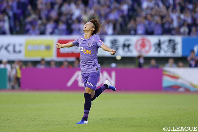 先制点のお膳立てや、決勝点を含む2ゴールの活躍でチームを牽引した森島 司（広島）【明治安田Ｊ１ 第28節 広島vs神戸】