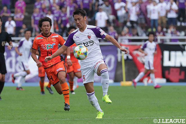 古巣との一戦でフル出場を果たした黒木 恭平（京都）【明治安田Ｊ２ 第36節 山口vs京都】
