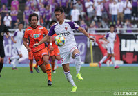 古巣との一戦でフル出場を果たした黒木 恭平（京都）【明治安田Ｊ２ 第36節 山口vs京都】